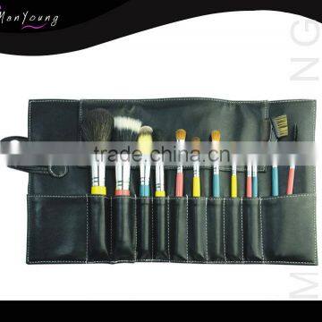 2014 new cosmetic makeup brush/brushes set with beauty designer bag 12pcs