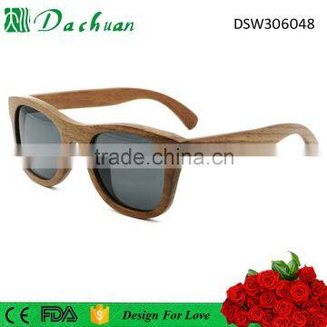 2016 Latest Designer High Quality 100% Natural OEM Cat3 UV400 US Wood Sunglasses photo-3