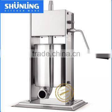 LFGB 10L Shunling factory professional commercial hot dog sausage stuffing machine