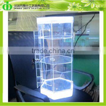 DDC-C001 Wholesale Acrylic Perfume Display Cabinet With LED photo-6
