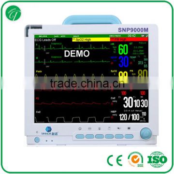 15 inch patient monitor portable monitor with Rechargeable lithium battery