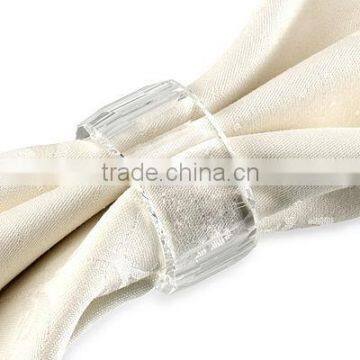 Crystal Napkin Ring Holders for Tableware