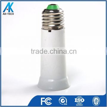 plastic lamp base e27 e14 to e27 light bulb socket extension adapter