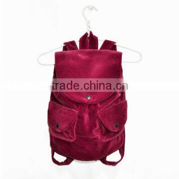 Wholesale Red Velvet Backpack