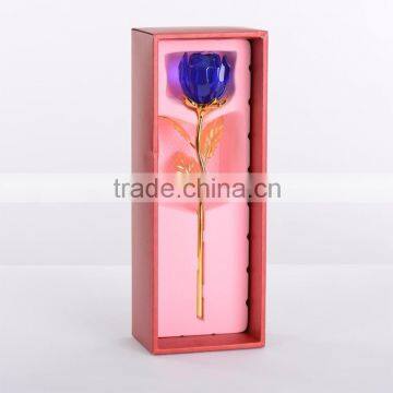 Crystal Rose Gift Items Royal Blue Wedding Decorations photo-5