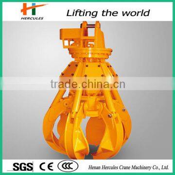 Hydraulic Orange Peel Rotating Grapple With 5 Teethes