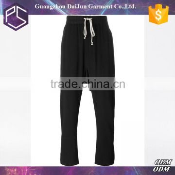 Daijun oem mens trouser fabrics pictures of trousers for men drop crotch pants