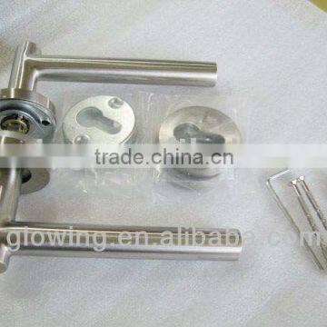 HL010 Stainless steel tube lever door handle hardware