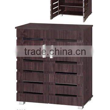 Modern Design Wooden Shoes Cabinet with 2 Doors