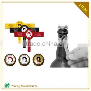 OEM Beer Wine Bottle Neck Label With LOGO Printing