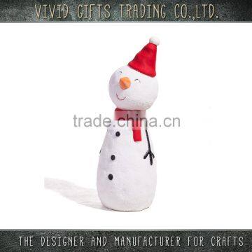 Ceramic christmas snowman decoration