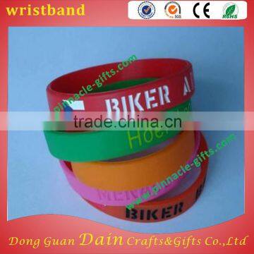 Kids silicone wristbands with imprinting logo