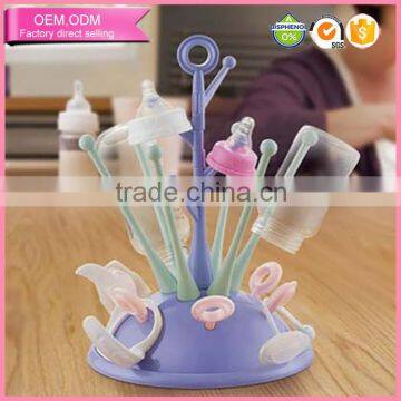 popular disassembly baby bottle plastic shelf drying rack for bottle nipple