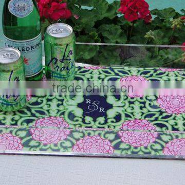 Factory Wholesale Custom Clear Acrylic Tray With Insert
