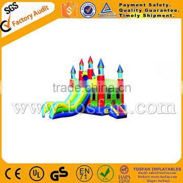 Bounce house backyard inflatable jumper combo slide A3016