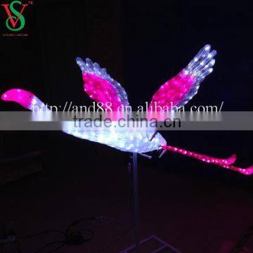 Animal series Decorative motif 3d led flamingo light