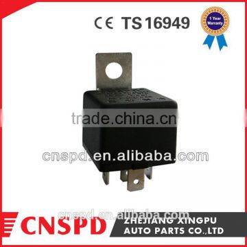 automotive relay 12v 40a 4 pin/5 pin auto relay with steel bracket