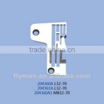 204360A Pegasus needle plate / sewing machine parts / Throat Plate