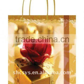 Color paper shopping bag