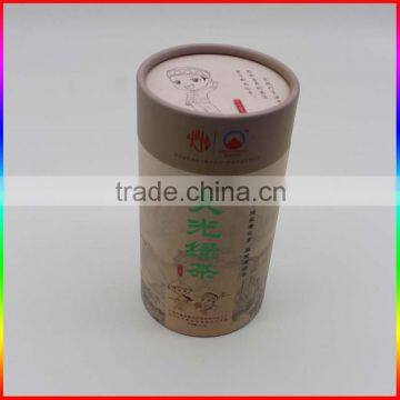 Custom round paper packaging tea sugar coffee box tube made in China