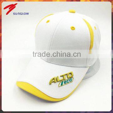 Wholesale 100% cotton 3D embroidered baseball cap hats