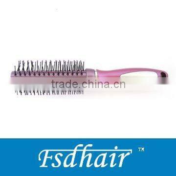 V-shaped nylon pins hair brush