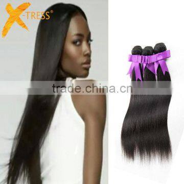 Wholesale Silky Straight Hair, 100% Brazilian Remy Virgin Human Hair Extension