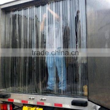 2016 Best price professional custom pvc strip curtain door with hardware hangers