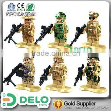 chinese promotional items plastic toy army soldiers building blocks miniature people DE0084007