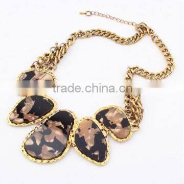 Multicolor Stones Choker Collar Vintage Pendant Statement Necklace Women Necklaces & Pendants Fashion Necklaces for Women 2014