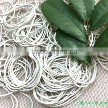 Wholesale Rubber Band for Money - Size 18 Durable Wide Solid White Color Natural Rubber Band Unbreakable and Elastic