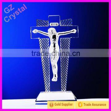 Fancy Wholesale Cheap Hanging Crystal Glass Cross