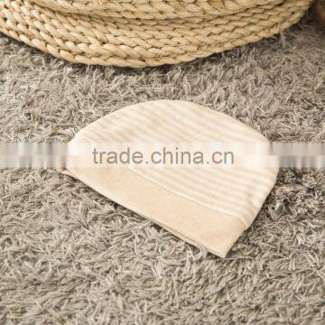 2015 New Style GOTS 100 % Natural Colored Cotton Newborn Baby Cap