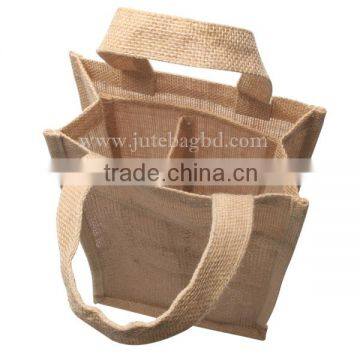 Jute Wine Bottle Bag