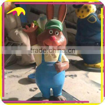 KANO0911 Theme Park Attractive Life Size Animal Fiberglass Cartoon photo-3