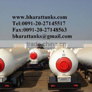 2axles lpg tanker 40.5m3 lpg semi trailer