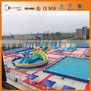 2014 inflatable water park with swimming pool/inflatable floating water park/water park for sale