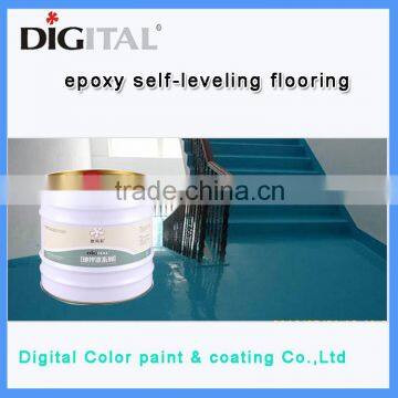 Anti-dust ant-skid epoxy resin floor coating