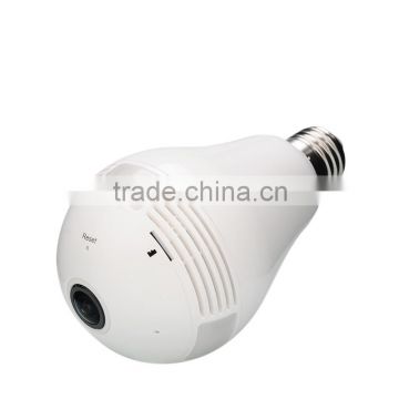 Panoramic bulb ip fisheye camera mirco usb supply power interface mirco usb supply power interface