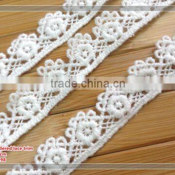 the High Quality 1cm Width Cotton Chemical Lace Trimming