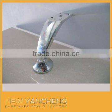 10cm height plastic silvery glass top table leg model D066