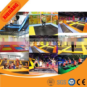 CE Approved Rectangle Big Indoor Trampolines