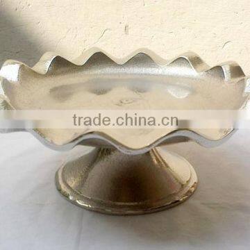 RAW NICKLE ALUMINIUM WEDDING CAKE STAND / METAL FRUIT STAND