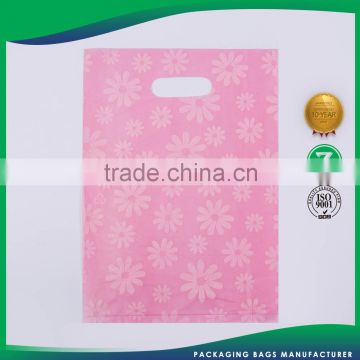 Custom Printed Logo Barrier Die Cut Plastic Bag Flowers Reclosable