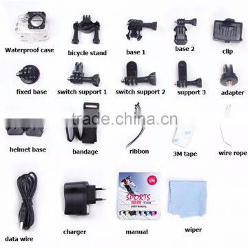 Factory Dual Lens 4k Wifi Action Camera H3R 12MP Sport Camera photo-6