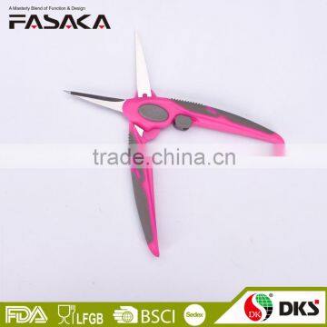 SS13016P -2016 New Style and Design 6.5 Stainless Steel Tailor Scissors With Colorful Plastich Handle photo-6