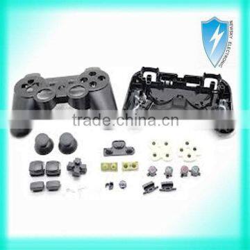 Full Housing Shell Case with Buttons for PS3 Wireless Controller (Black)