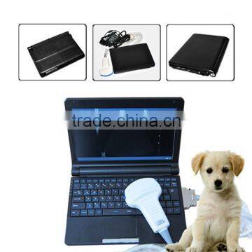 CE approved Laptop Veterinary Ultrasound Scanner with 3.5Mhz multi-frequency convex probe RUS-9000V