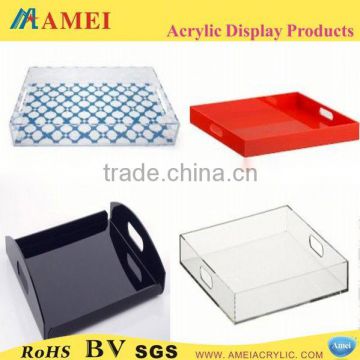 Factory directly acrylic bathroom amenity tray