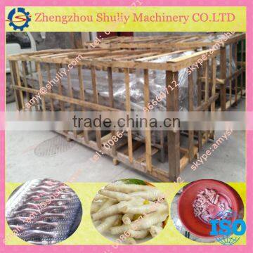 Hot sale chicken feet machine/chicken feet peeling machine/chicken feet processing machine (skype:amyshuliy)